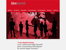 Tablet Screenshot of lawassist.ca